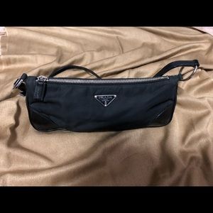 Authentic small Prada black purse